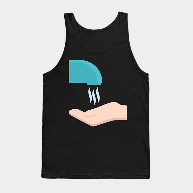 Hand Dryer 8 Tank Top by FLOWER--ART